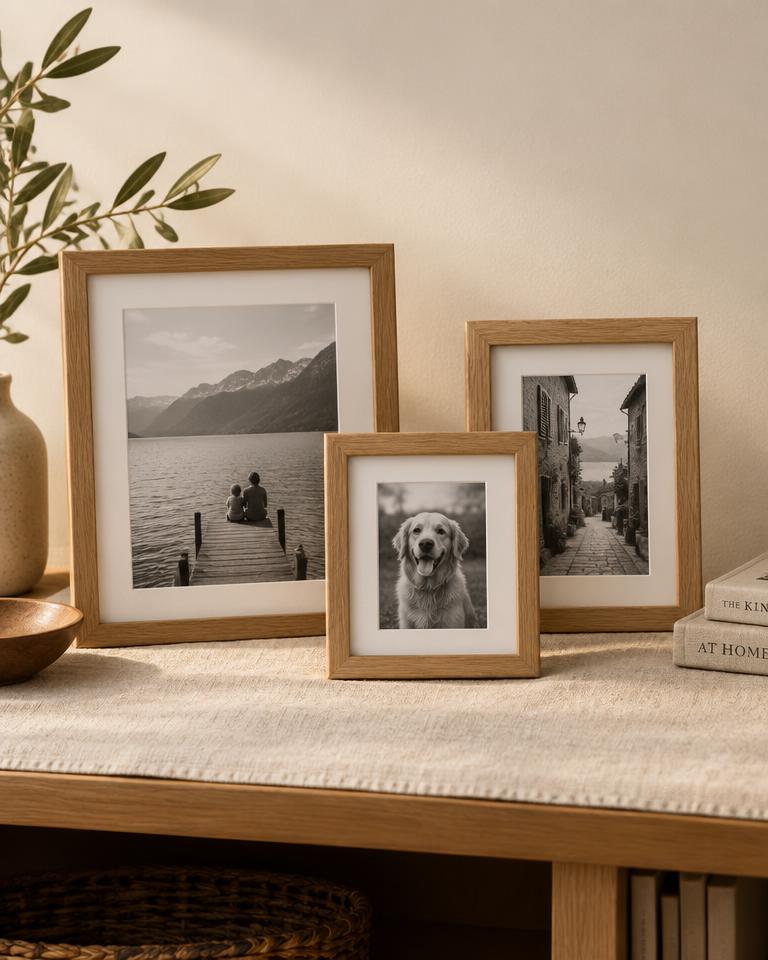 Oak Memory Frame Set